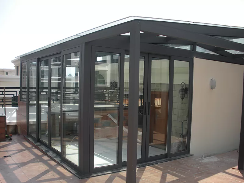 Aluminum Alloy Glass Roof Canopy